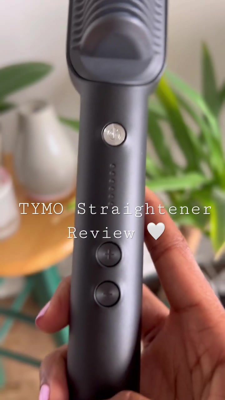 TYMO Hair Straightener Brush Straightening Comb for Women with 5 Temp 20s Fast Heating & Anti-Scald