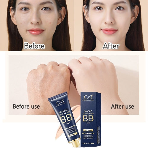 CVB Magic Skin Beautifier BB Foundation (Fair) with SPF 30 ++ (50ml)