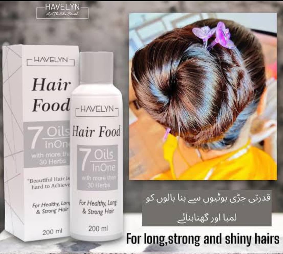 Havelyn Hair Food 7 Oils InOne For Healthy Long, Strong Hair